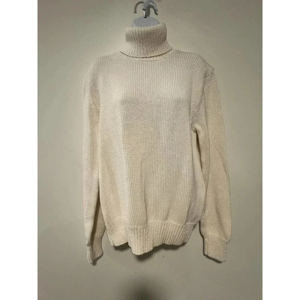 Polo by Ralph Lauren Vintage Cream Turtleneck Sweater